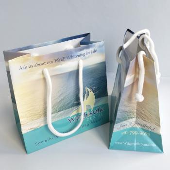 Small size custom printing paper gift bags 