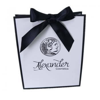 luxury customize paper bag for cosmetics