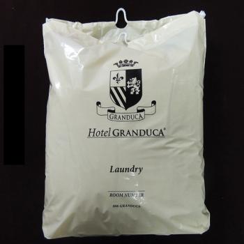Plastic drawstring Bag, drawstring plastic bag, Hotel Plastic Laundry bag