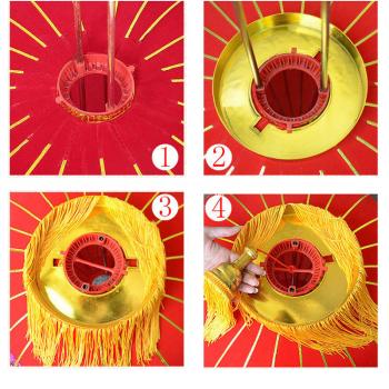 Red big Fabric Lantern For Chinese  new year 