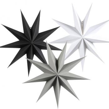 Hanging Paper Star Lantern for Christmas Ornaments