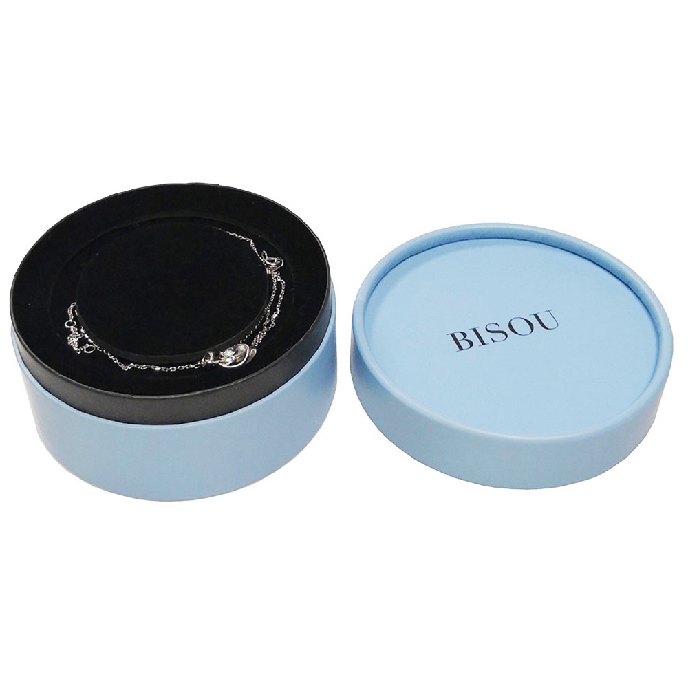 Round cardboard jewelry boxes