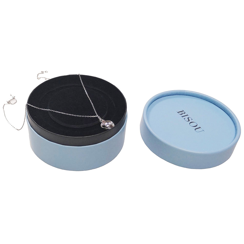 Round cardboard jewelry boxes