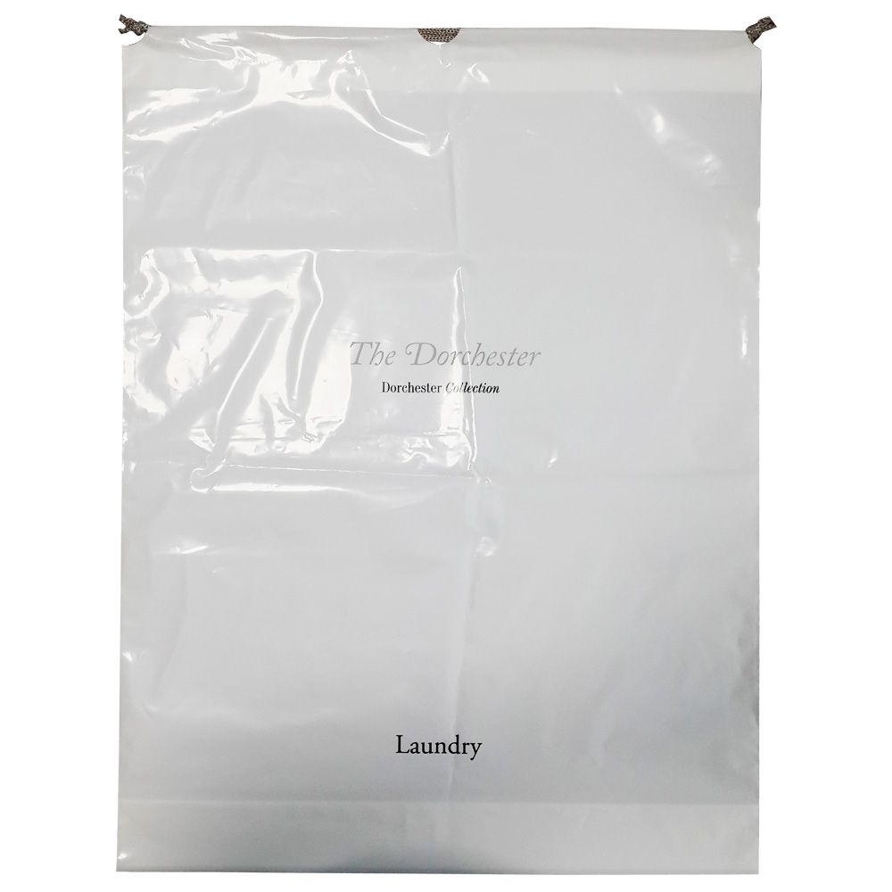 Custom Printed Plastic Drawstring Bag &ndash; Hotel Gym Biodegradable LDPE HDPE Drawstring Sacks