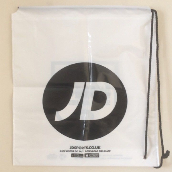 Custom Printed PE Plastic Drawstring Bag | Hotel Laundry Biodegradable Drawstring Sacks
