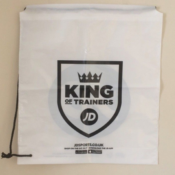 Custom Printed PE Plastic Drawstring Bag | Hotel Laundry Biodegradable Drawstring Sacks