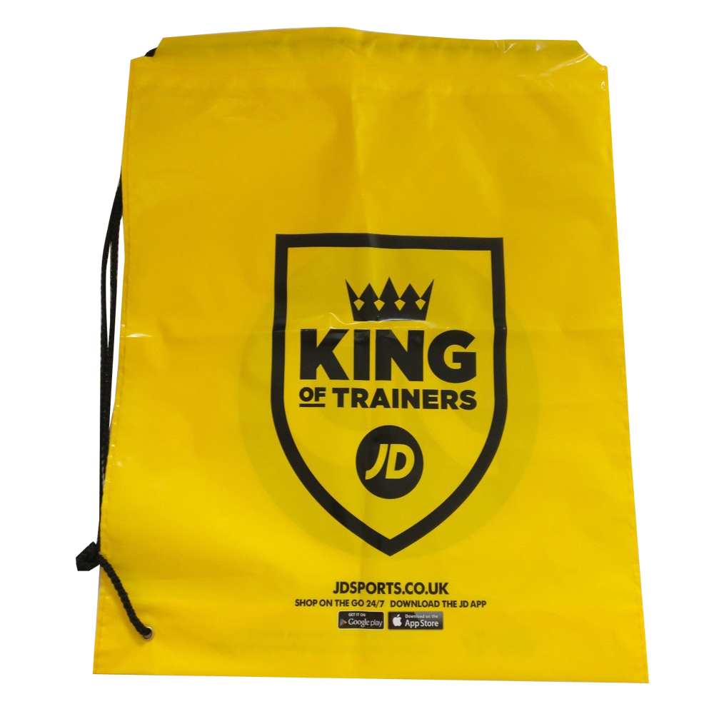 Custom Printed PE Plastic Drawstring Bag | Hotel Laundry Biodegradable Drawstring Sacks