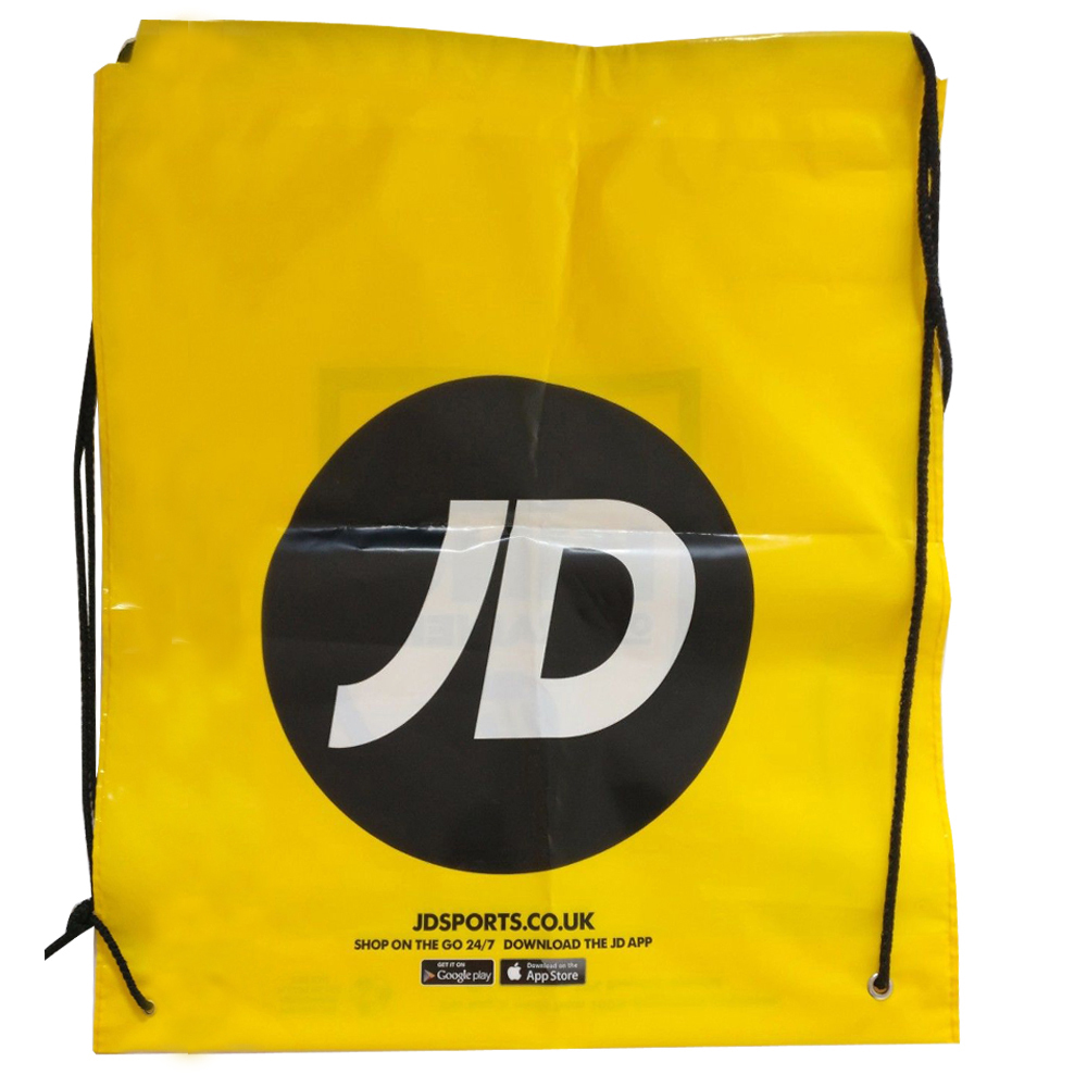Custom Printed PE Plastic Drawstring Bag | Hotel Laundry Biodegradable Drawstring Sacks