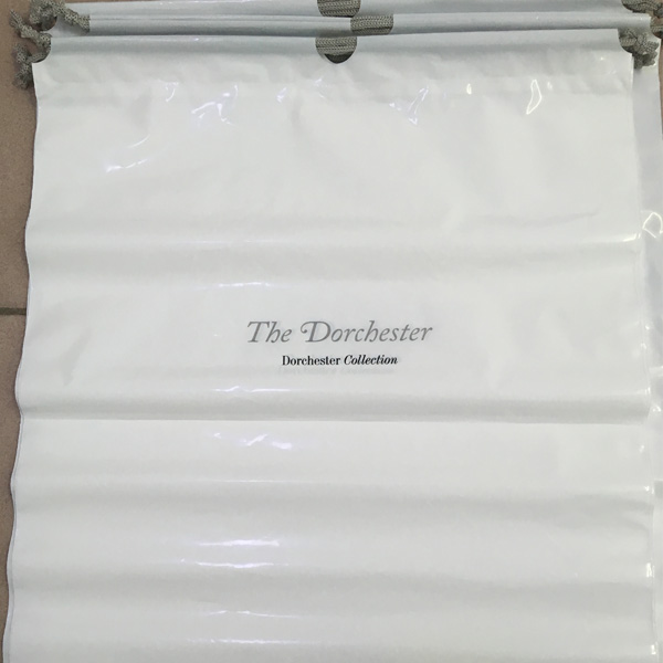 Custom Printed Plastic Drawstring Bag – Hotel Gym Biodegradable LDPE HDPE Drawstring Sacks