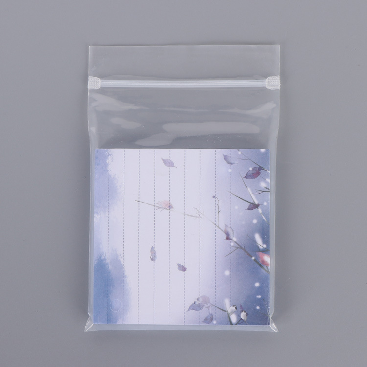 Plastic Frosted Zip Lock Bag