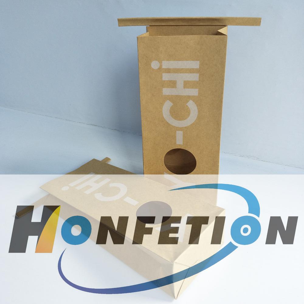Custom Printed Food Grade Tin Tie Closure Kraft Paper Bag