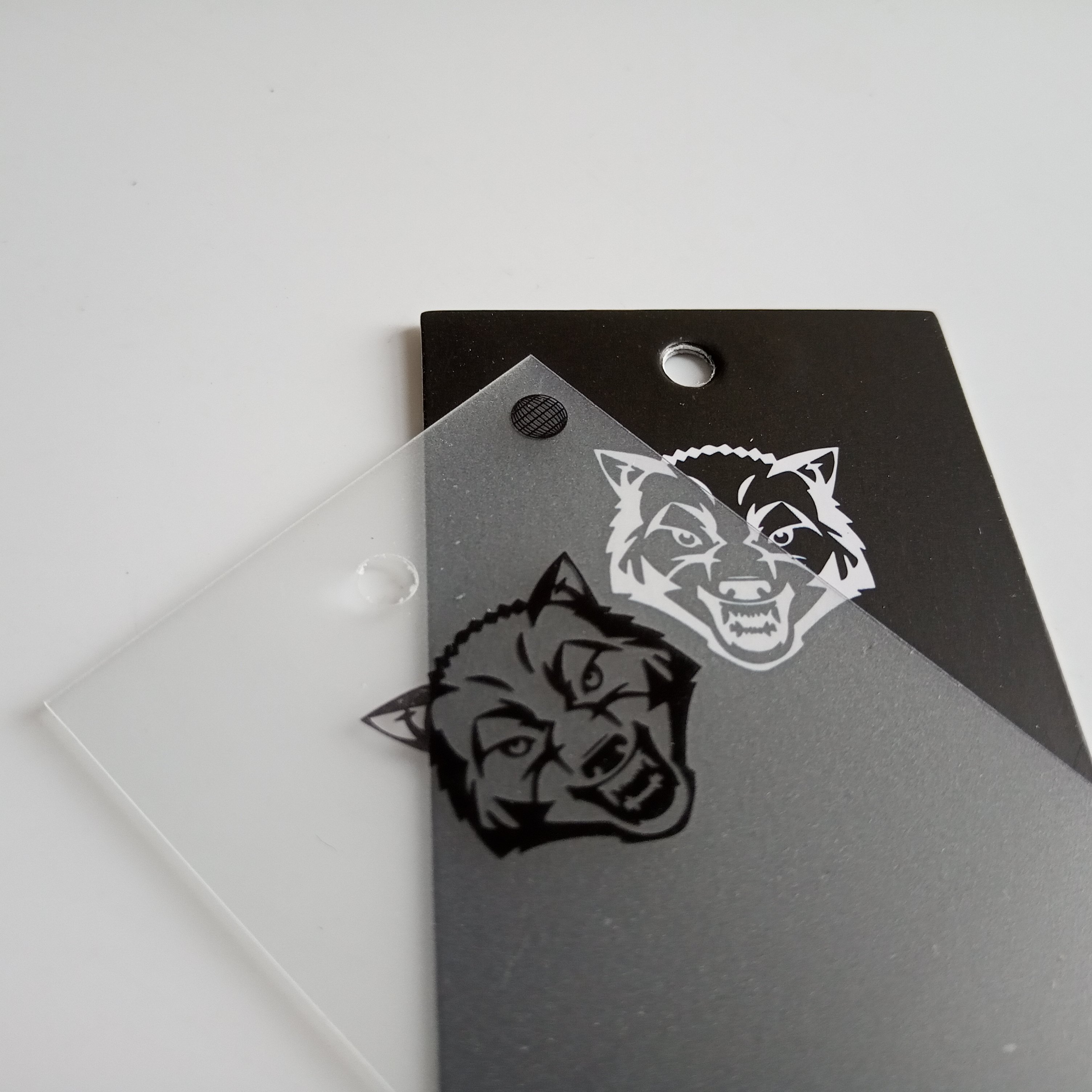 Transparent PVC Business Cards & Tags