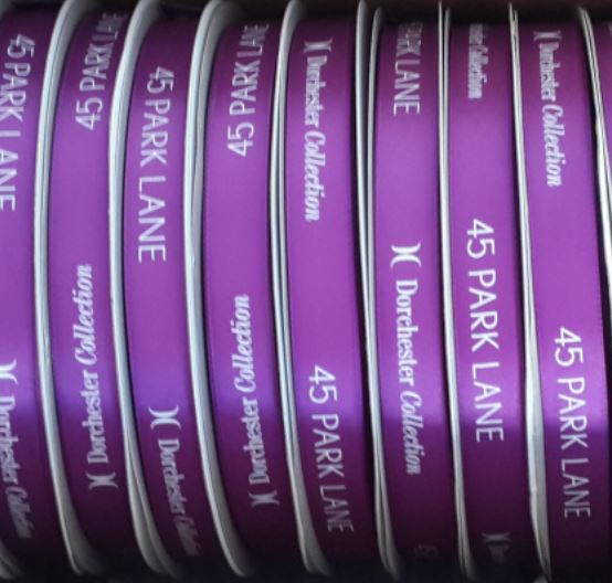 Custom Logo Printed Ribbon Rolls for Hotel Packaging | Satin & Grosgrain Hotel Branded Gift Ribbon