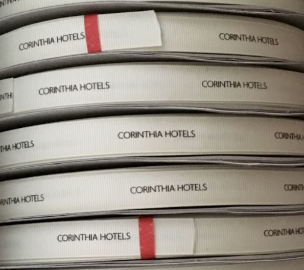 Custom Logo Printed Branding Ribbon Rolls | Satin & Grosgrain Custom Brand Ribbon