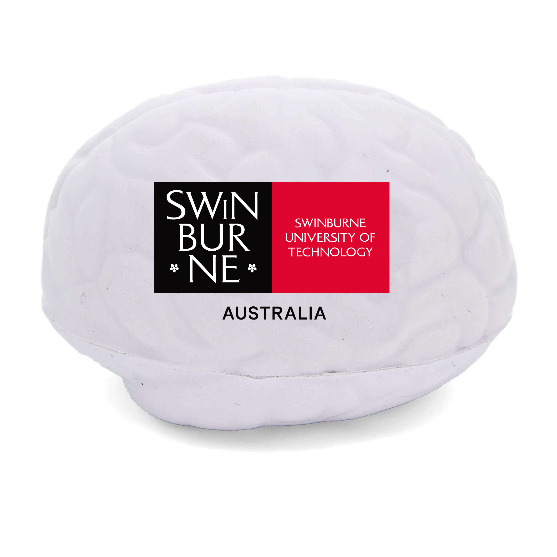 Small Stress Brain with custom logo