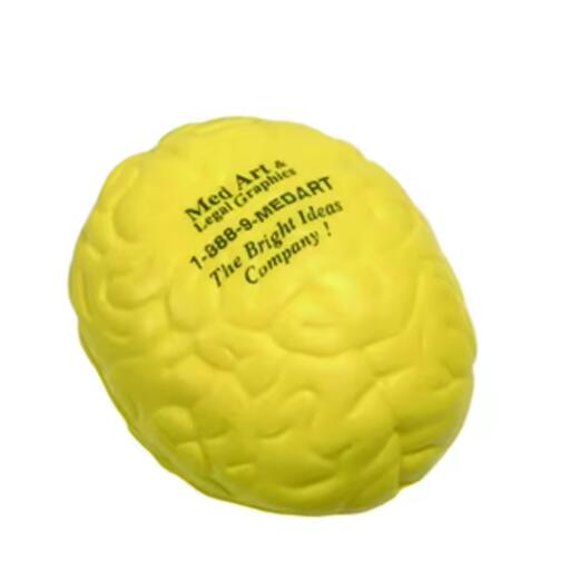 Colorful Stress Relief Brain Promotional Stress Balls