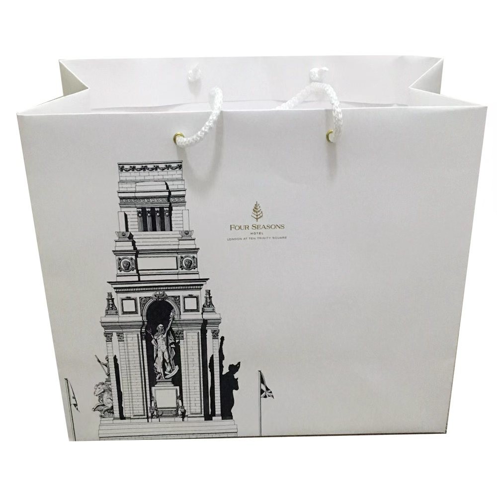 Custom Landmark Hotel Paper Bags