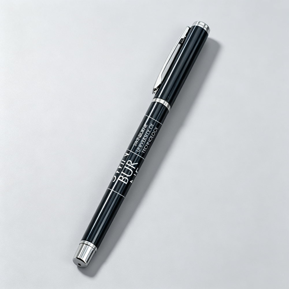 Custom Logo Metal Ballpoint Pen for Higher Education & Campus Institutional Souvenirs