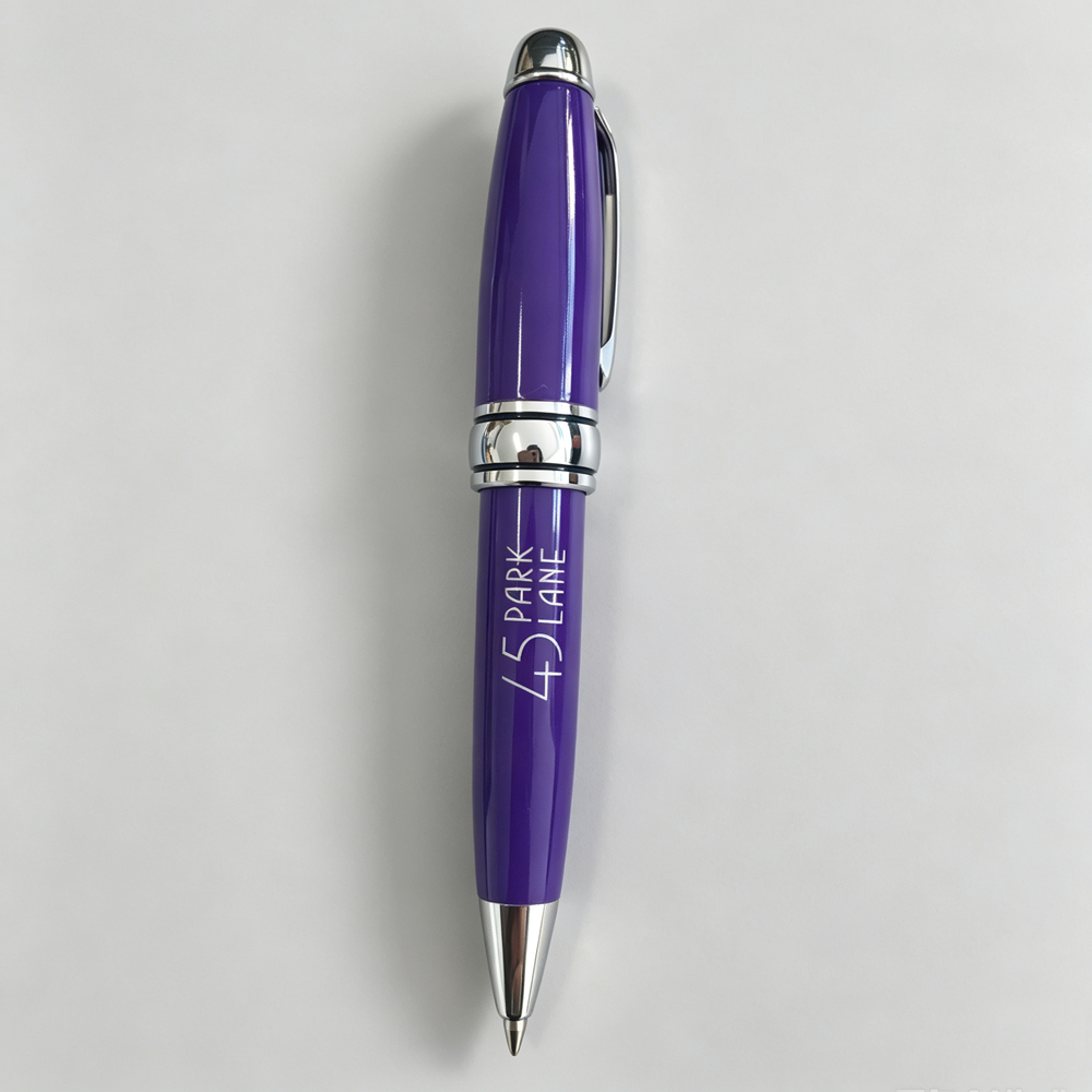 Custom Logo Metal Ballpoint Pen for Boutique Hotel & Resort Guest Souvenirs