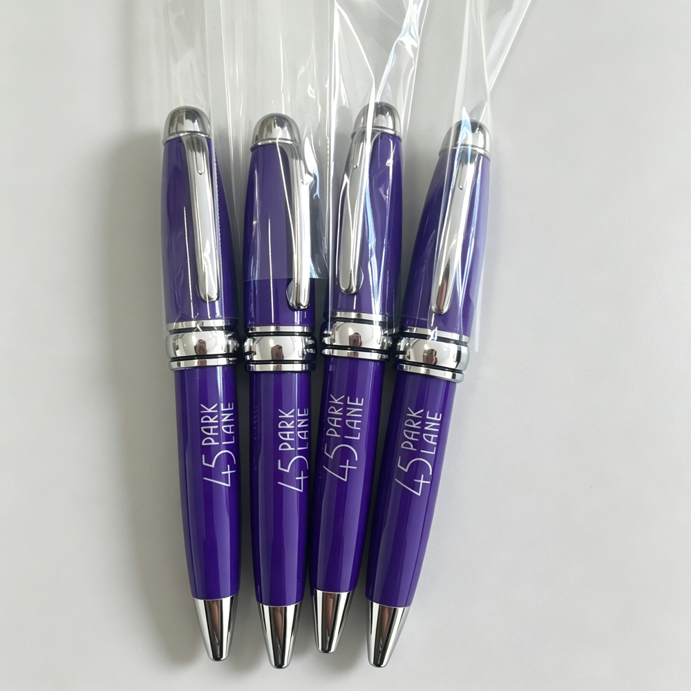 Custom Logo Metal Ballpoint Pen for Boutique Hotel & Resort Guest Souvenirs