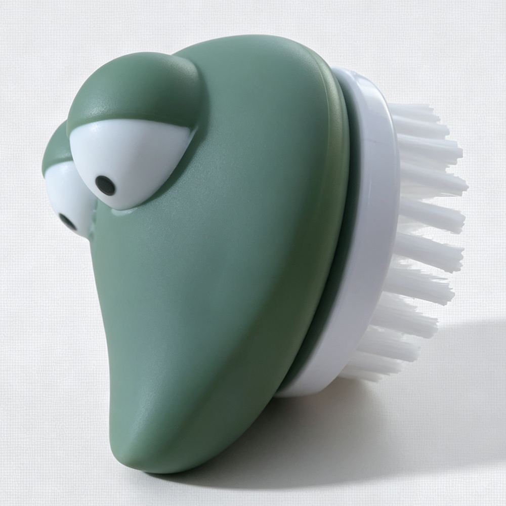 Cartoon Crab Shape Bath Brush for Kids Soft Bristle Cleaning Brush