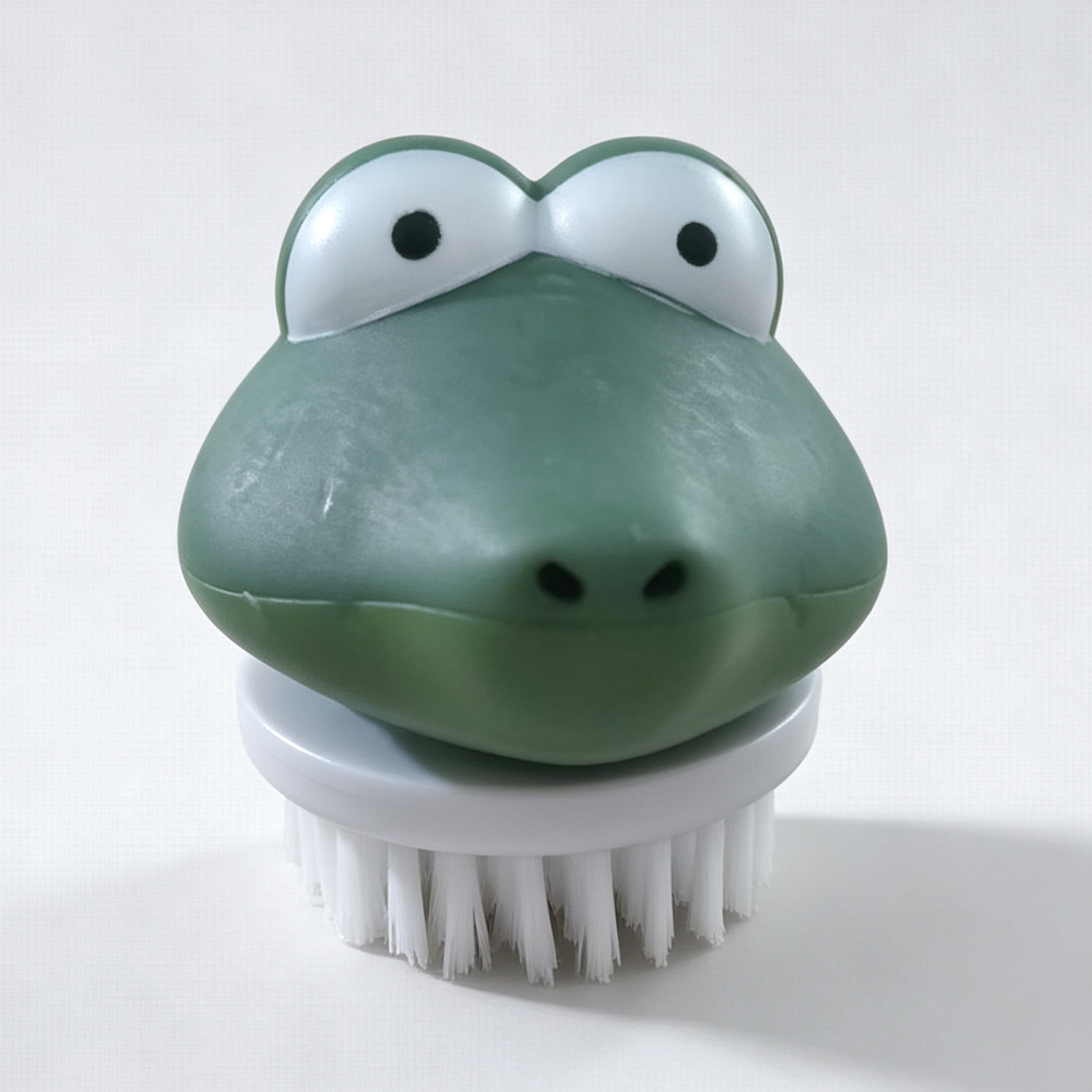 Cartoon Crab Shape Bath Brush for Kids Soft Bristle Cleaning Brush
